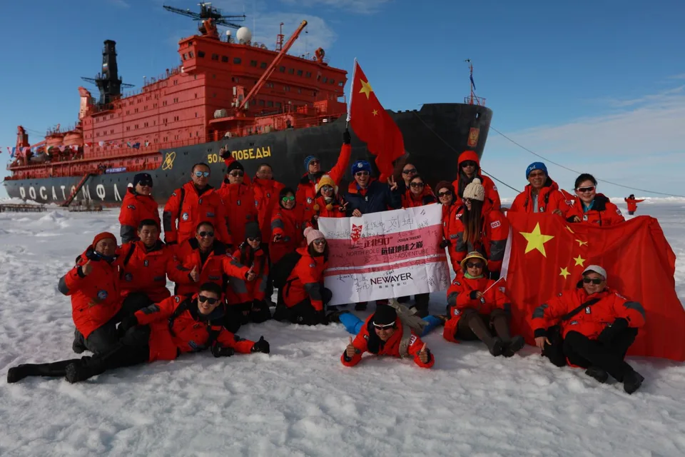 North Pole aboard 50 Years of Victory, Jul 2016
