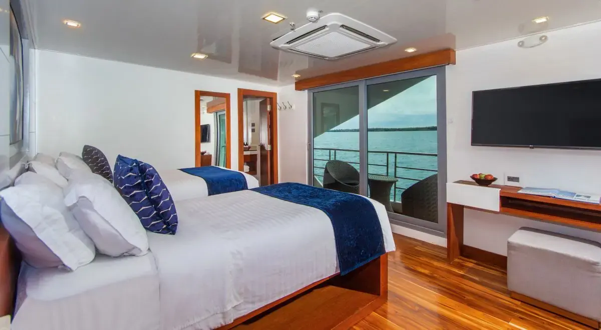 Private balcony in a Balcony Stateroom