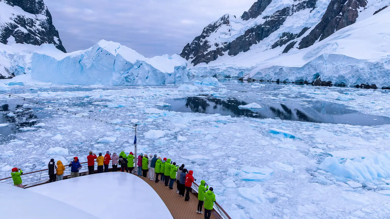 Douglas Mawson Antarctic Peninsula Fly the Drake Expedition Zodiac Cruising and Landing Activities