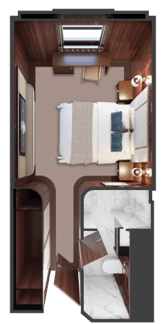Ocean View Stateroom deck plan