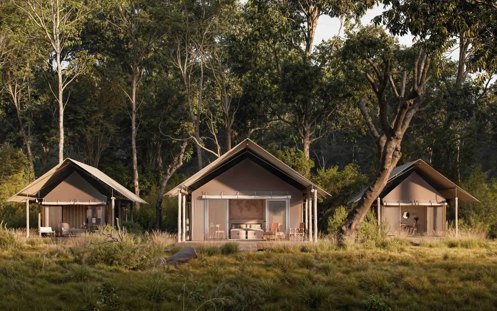 Safari camp in the Maasai Mara