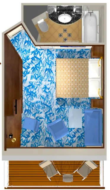 Owner Suite Plan layout
