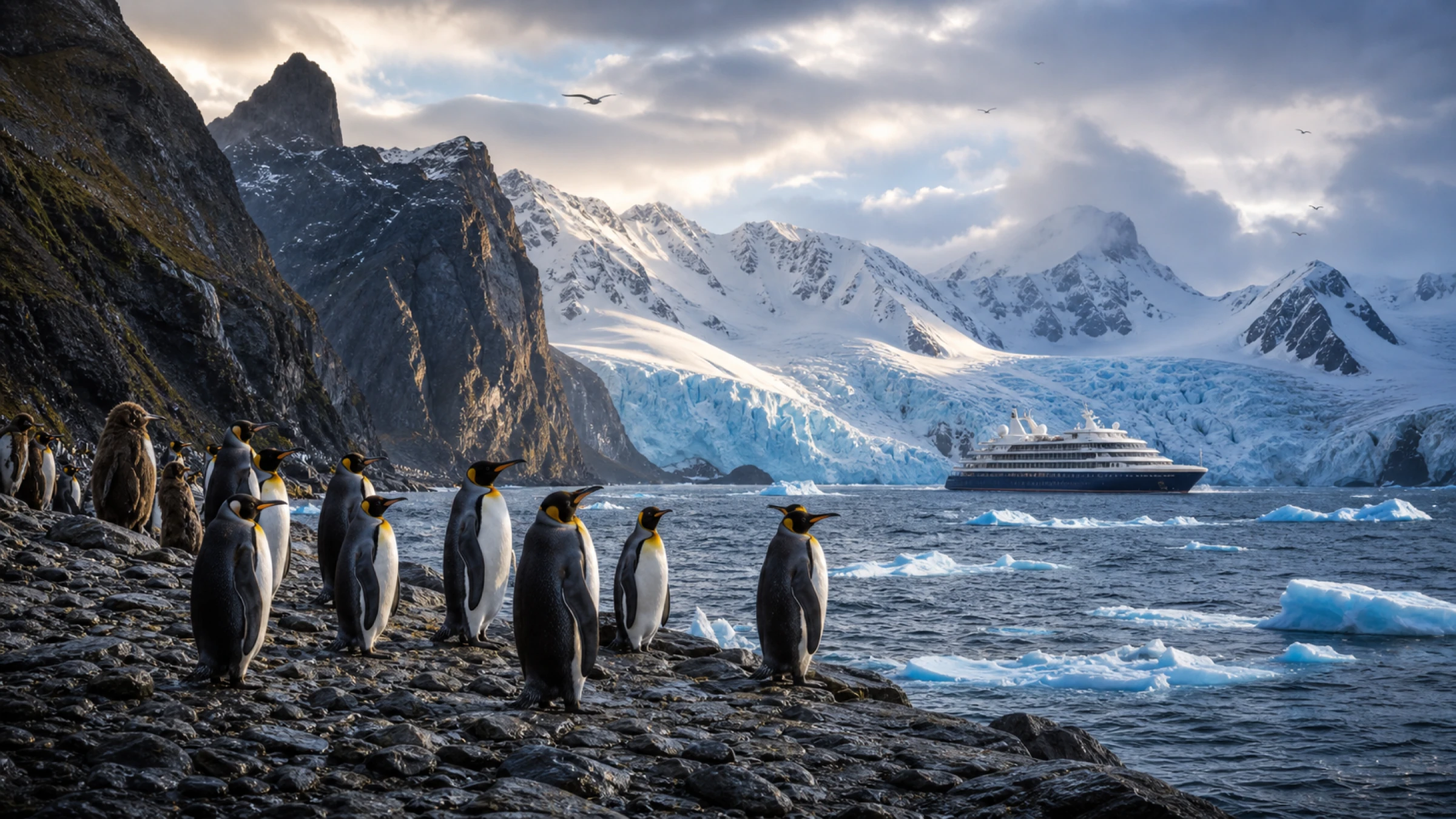 Antarctic Peninsula and South Georgia · King Penguin Encounter