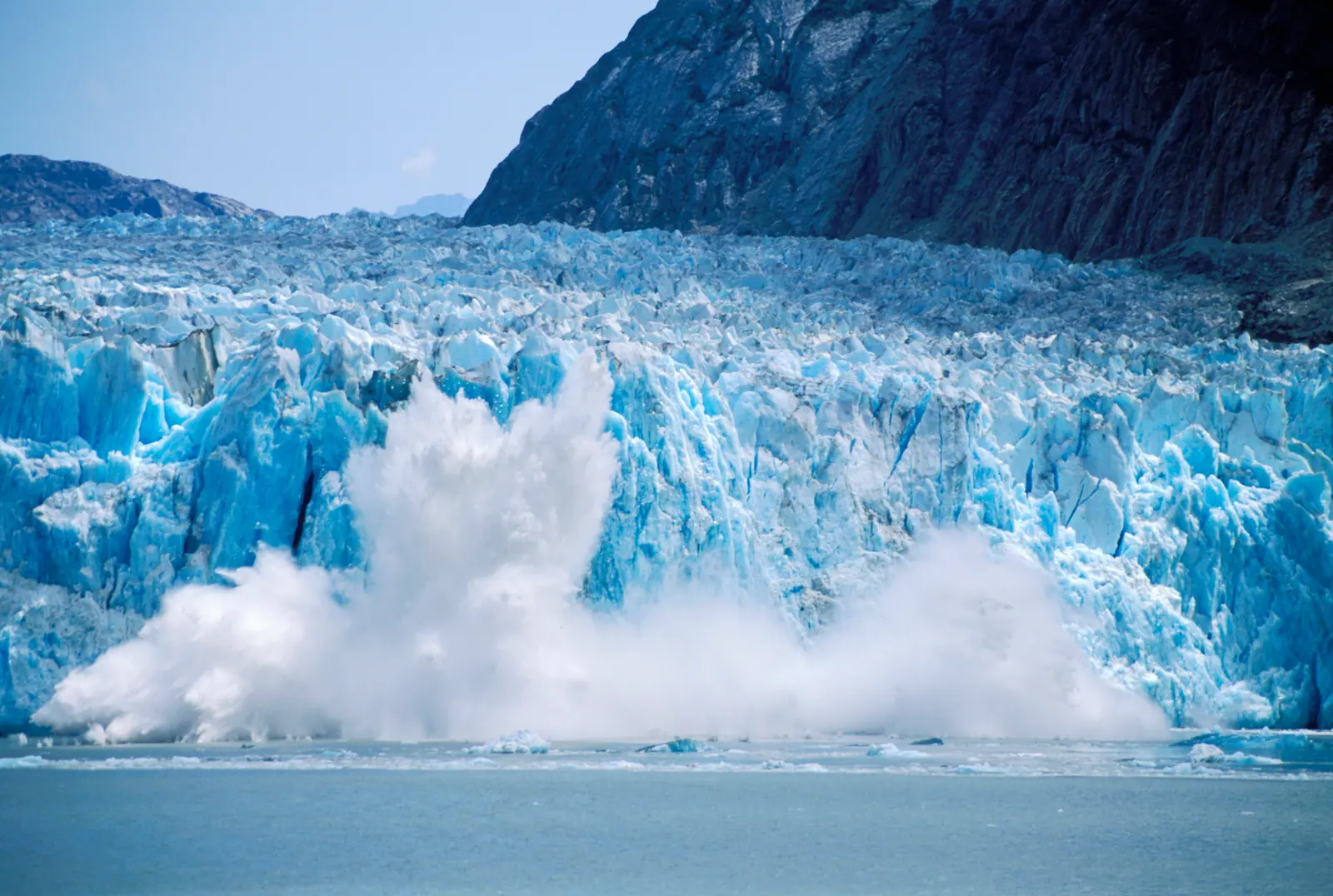 Alaska Glaciers and Blue-Ice Scenery