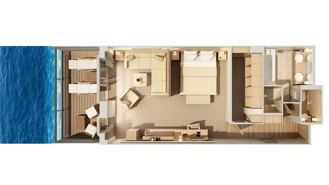 Superior BalconySuite cabin image 2