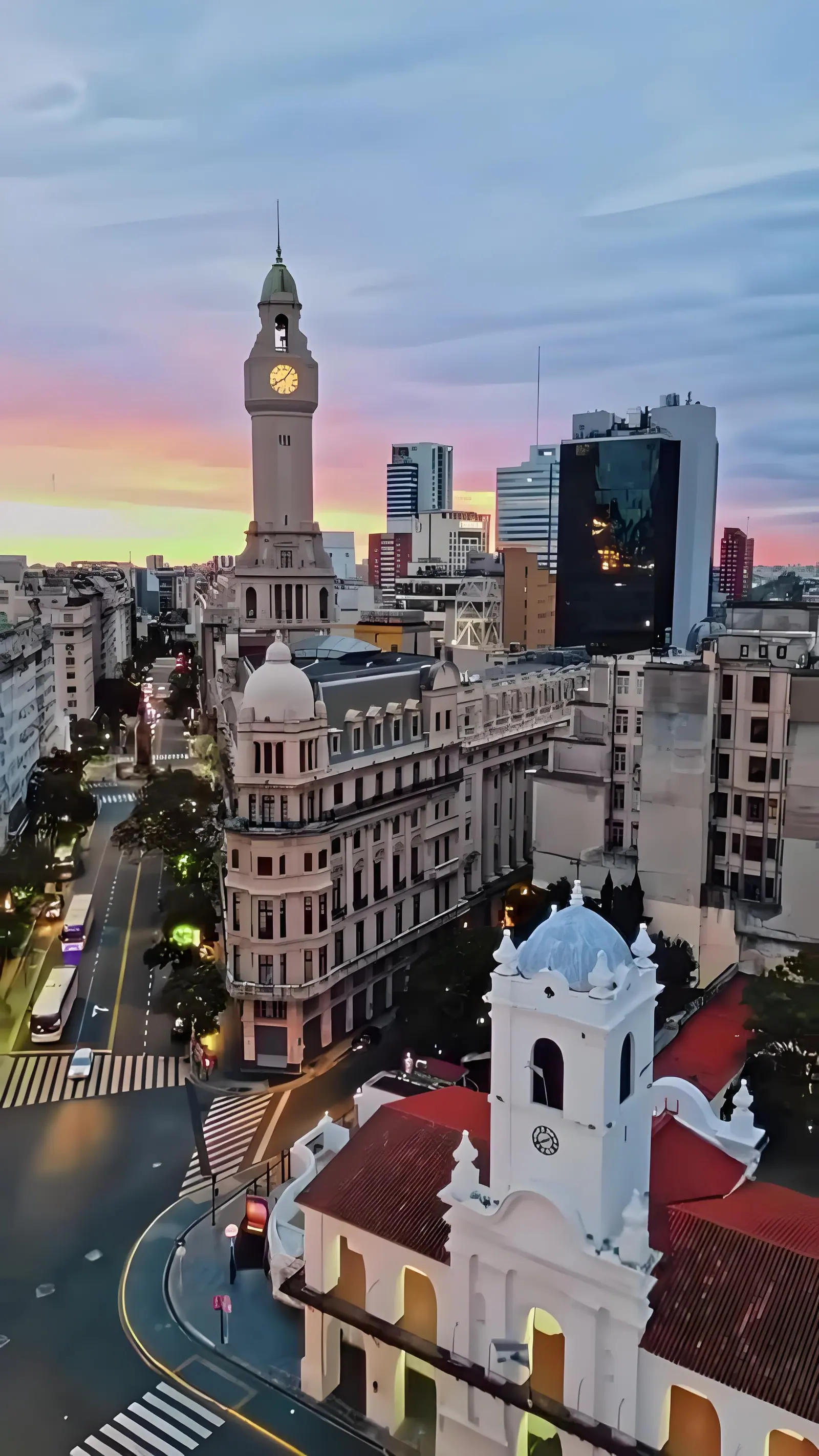 Neighborhood architecture in Buenos Aires