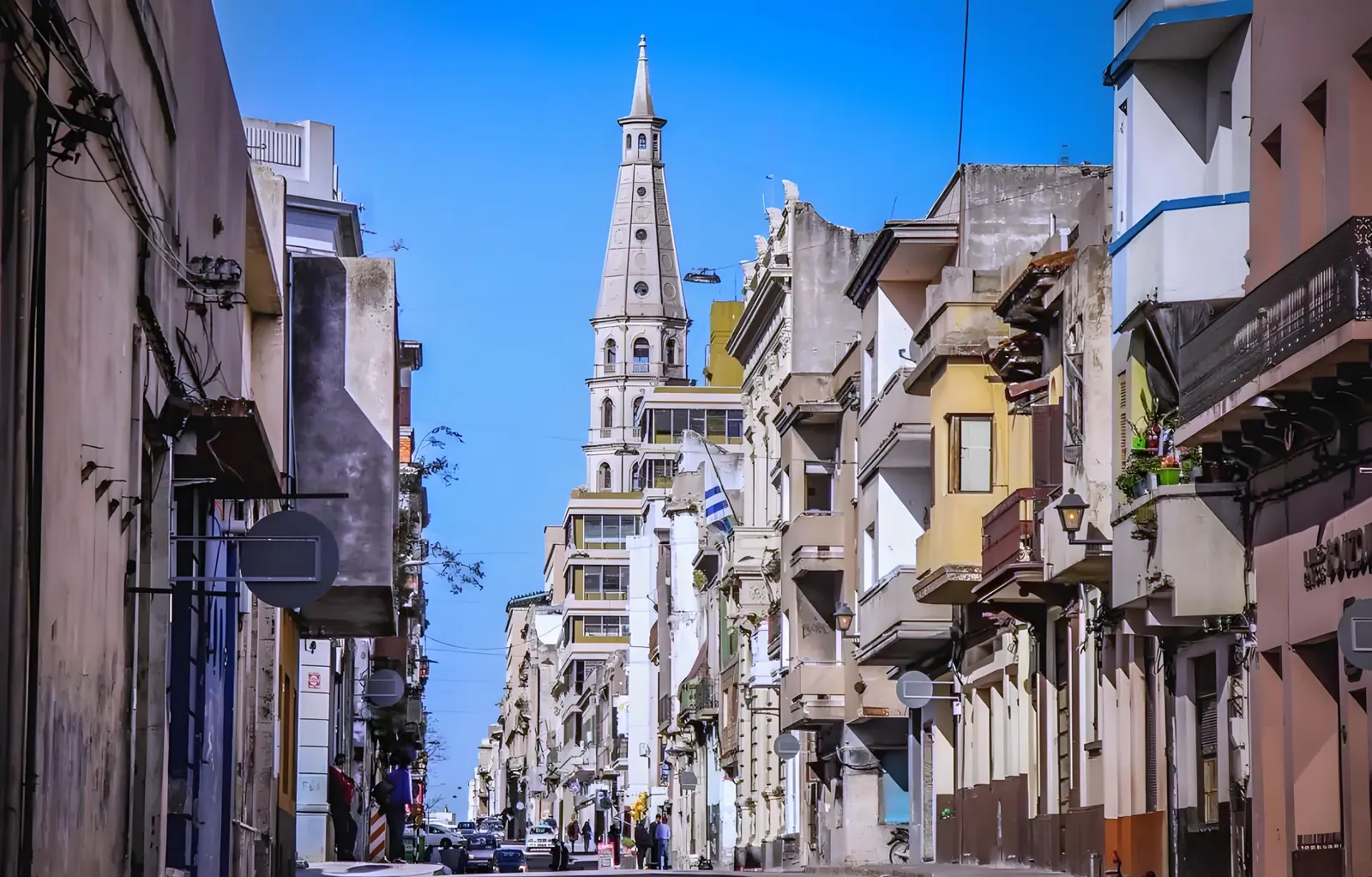 Old town street in Colonia