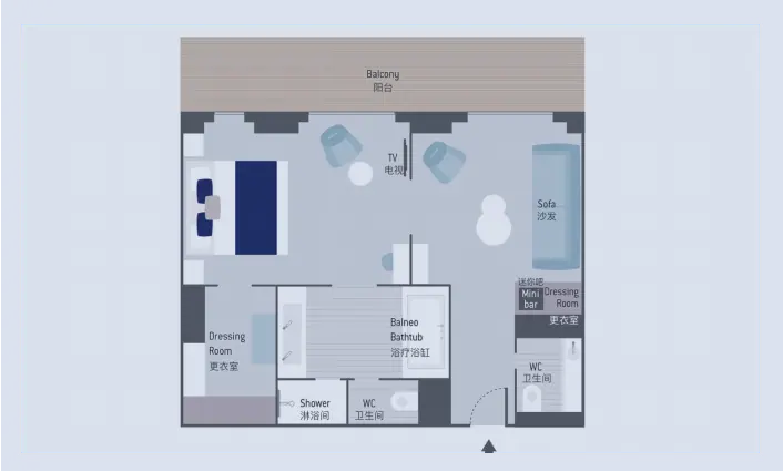 Privilege Suite Plan layout